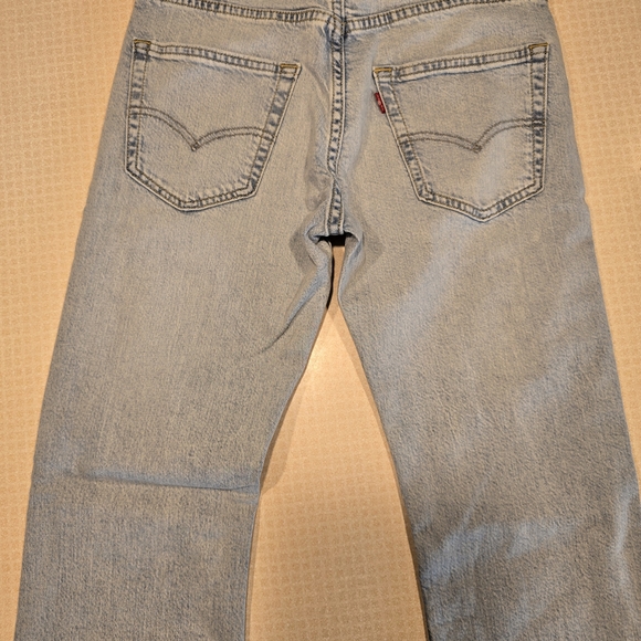 Levi's 527 Boot Cut Men's Light Wash Blue Jeans 28 X 30 - Picture 3 of 6